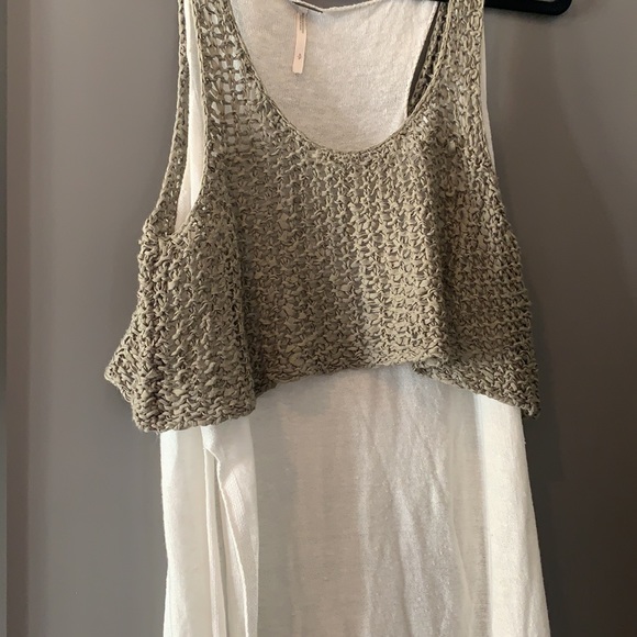 Free People | Tank with Crop Top Overlay - Picture 3 of 8